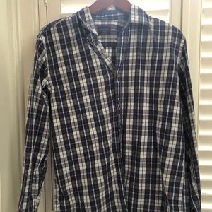 UNTUCKit Slim Fit buttondown shirt - blue plaid